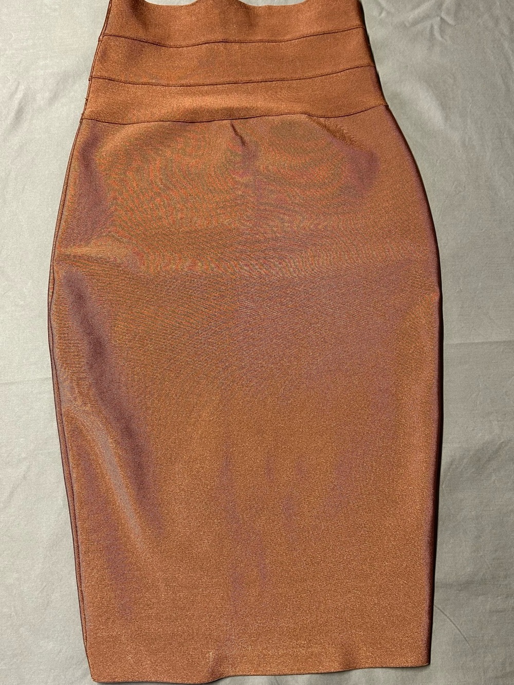 Windsor Copper Pencil Skirt